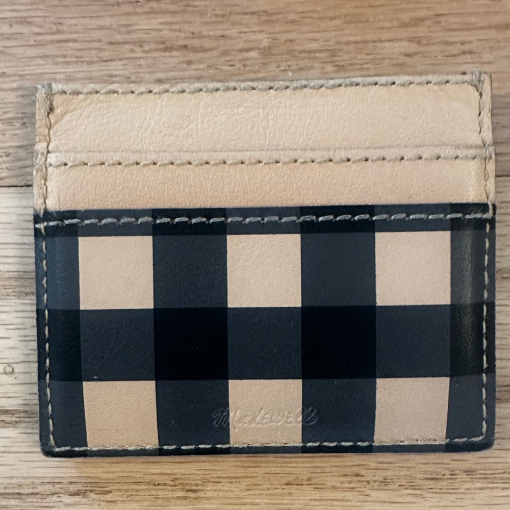 Madewell leather card case